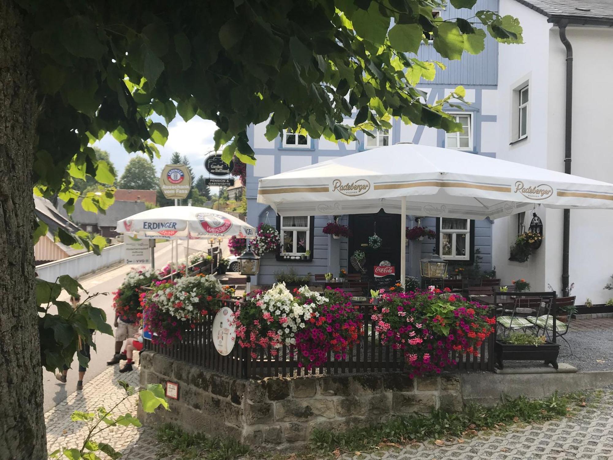 Gasthof Zur Hoffnung Hinterhermsdorf Exterior foto